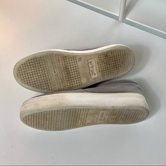 BRASH grey faux suede slip ons - Picture 7 of 7
